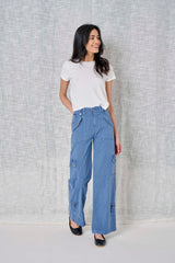 Solid Stretch Poplin Pant