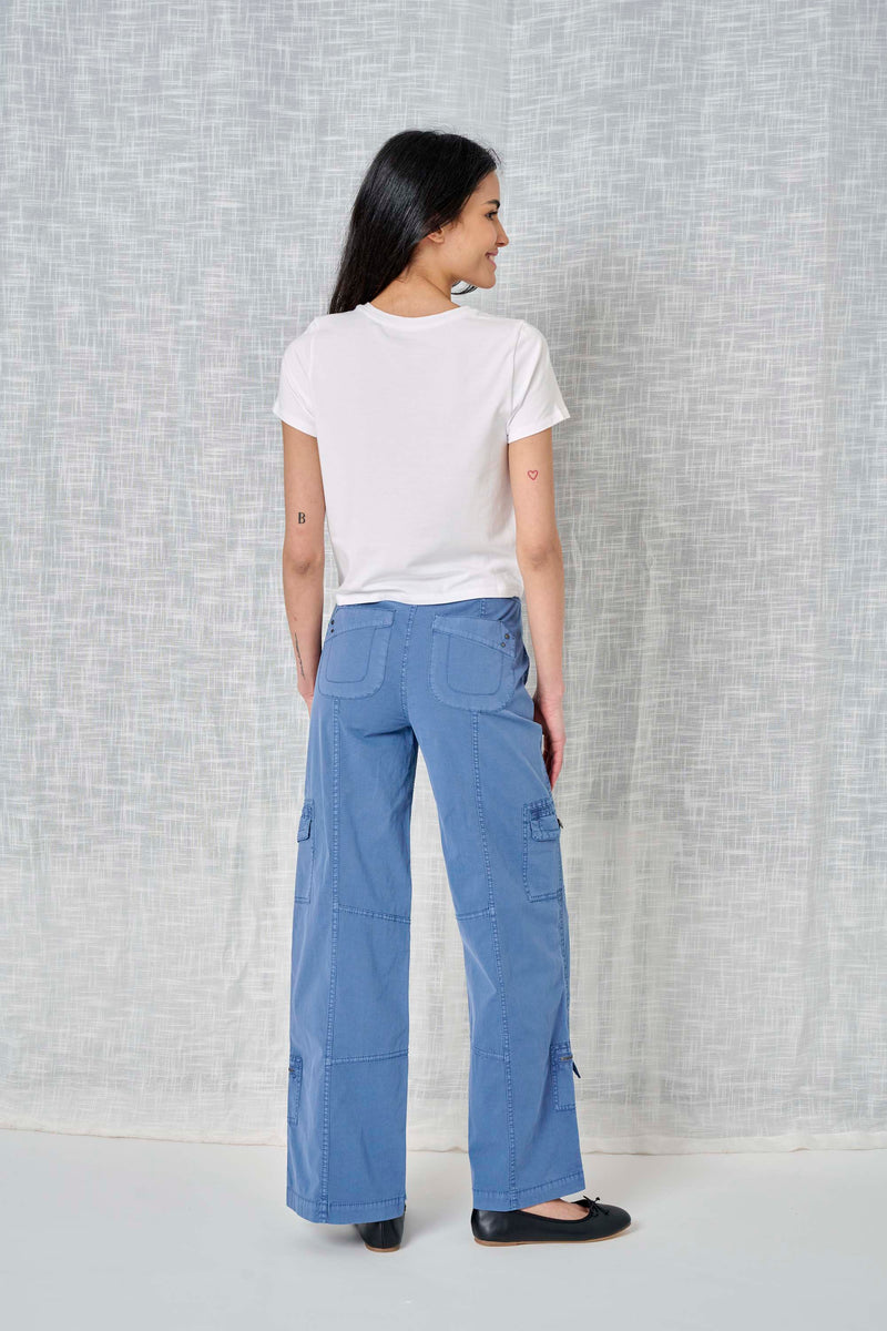 Solid Stretch Poplin Pant