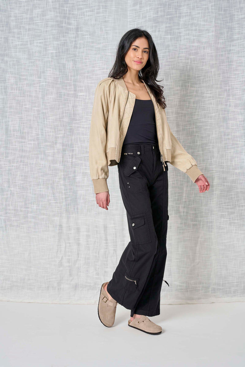 Solid Stretch Poplin Pant