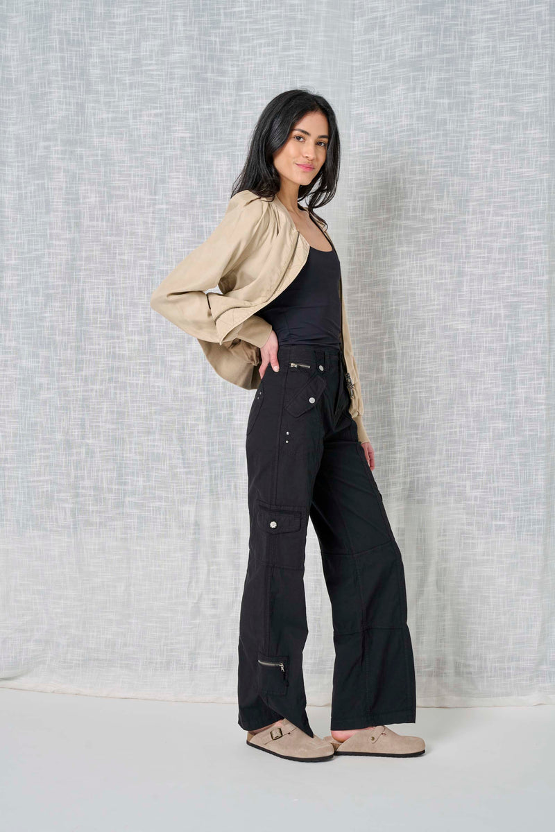 Solid Stretch Poplin Pant