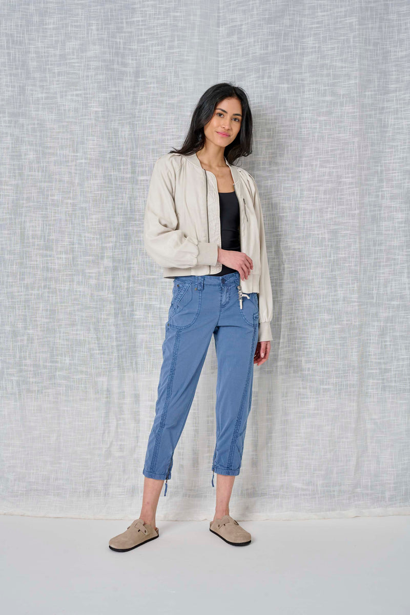 Solid Poplin Jogger