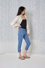 Solid Poplin Jogger