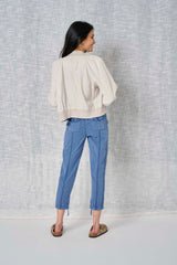 Solid Poplin Jogger