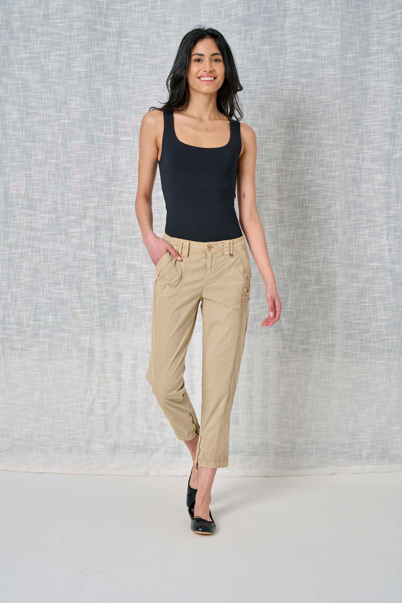 Solid Poplin Jogger