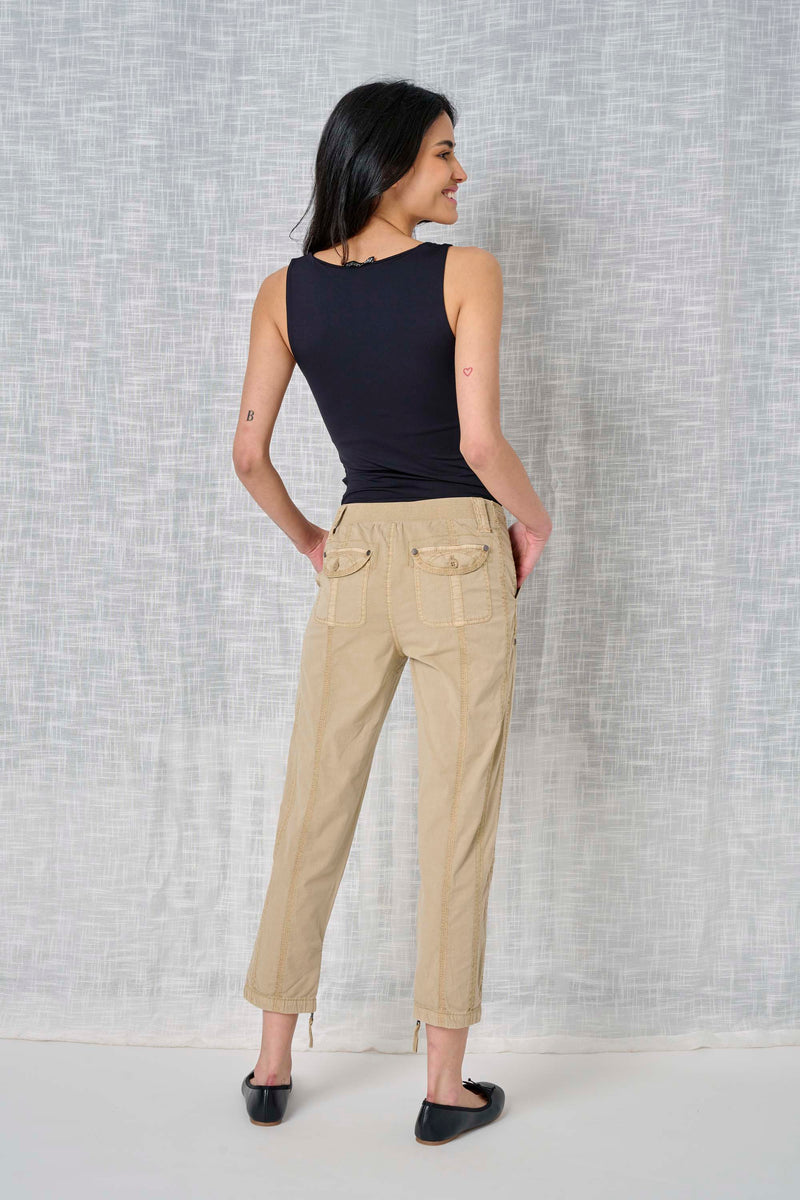 Solid Poplin Jogger