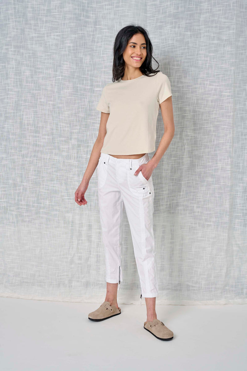Solid Poplin Jogger