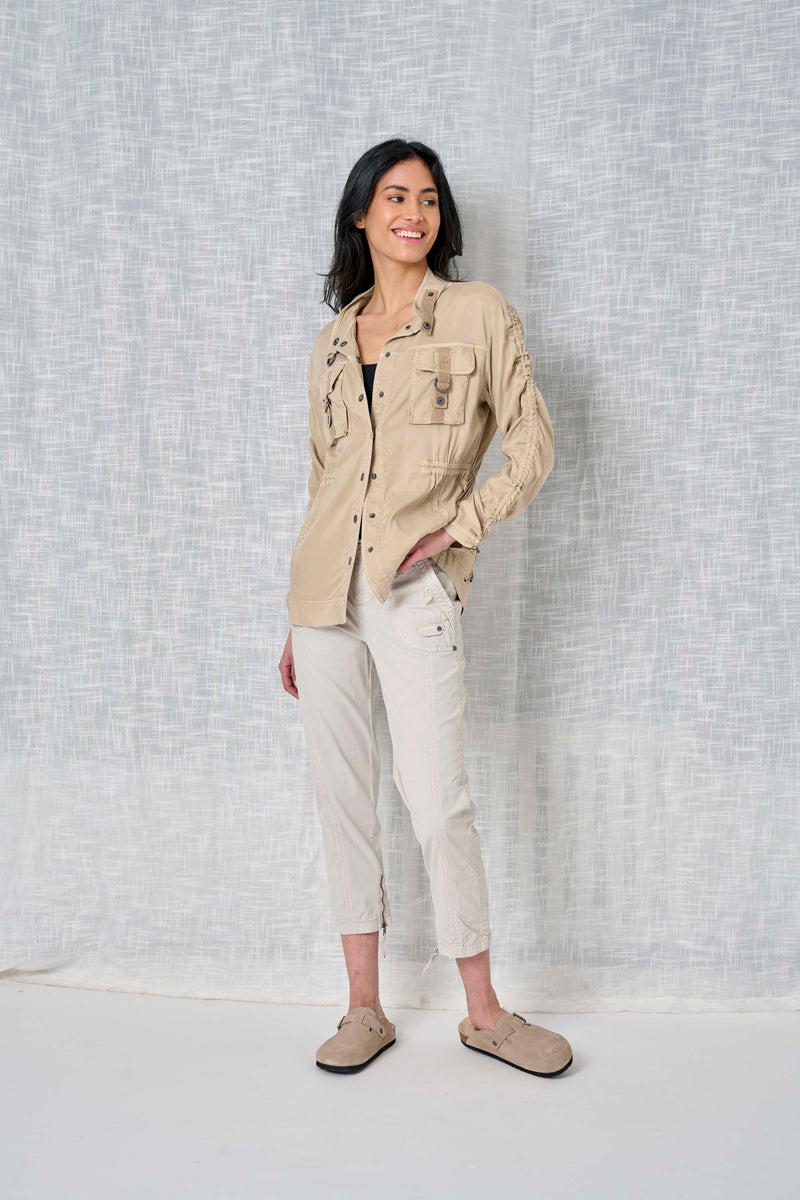 Solid Poplin Jogger