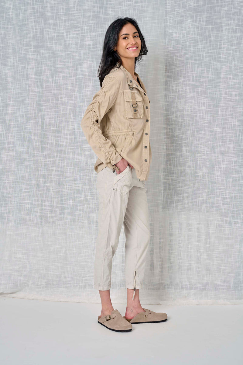Solid Poplin Jogger