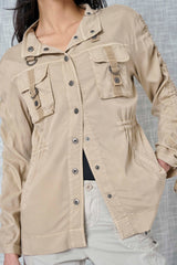Solid Cupro Jacket