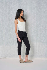 Solid Poplin Jogger