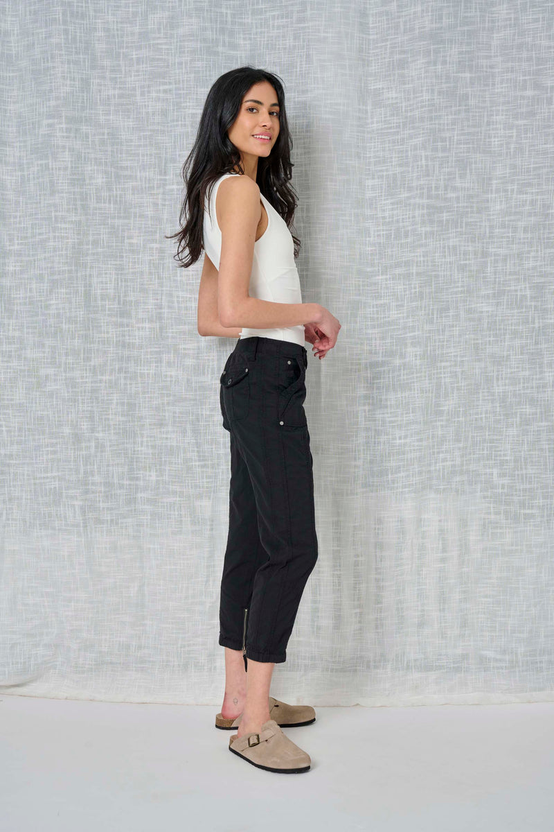 Solid Poplin Jogger