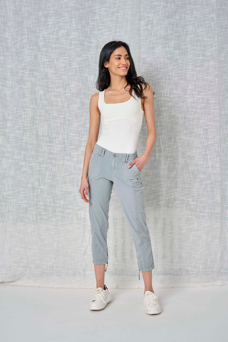 Solid Poplin Jogger