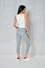 Solid Poplin Jogger