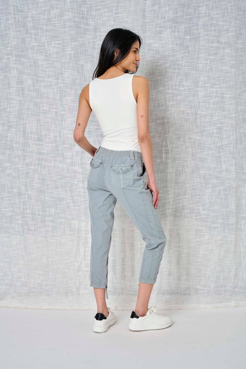 Solid Poplin Jogger
