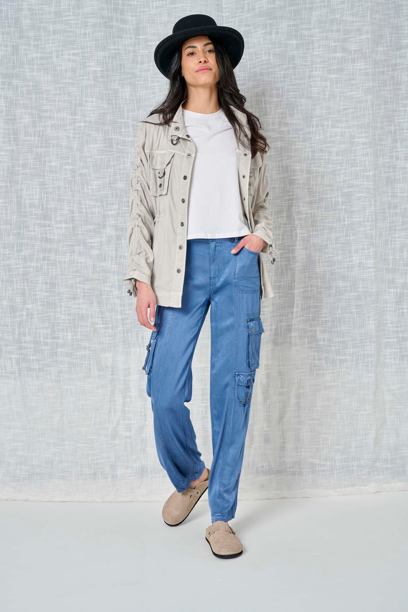 Solid Cupro Jacket
