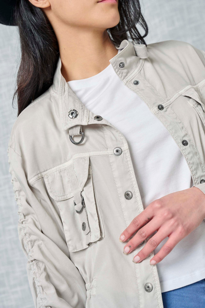 Solid Cupro Jacket