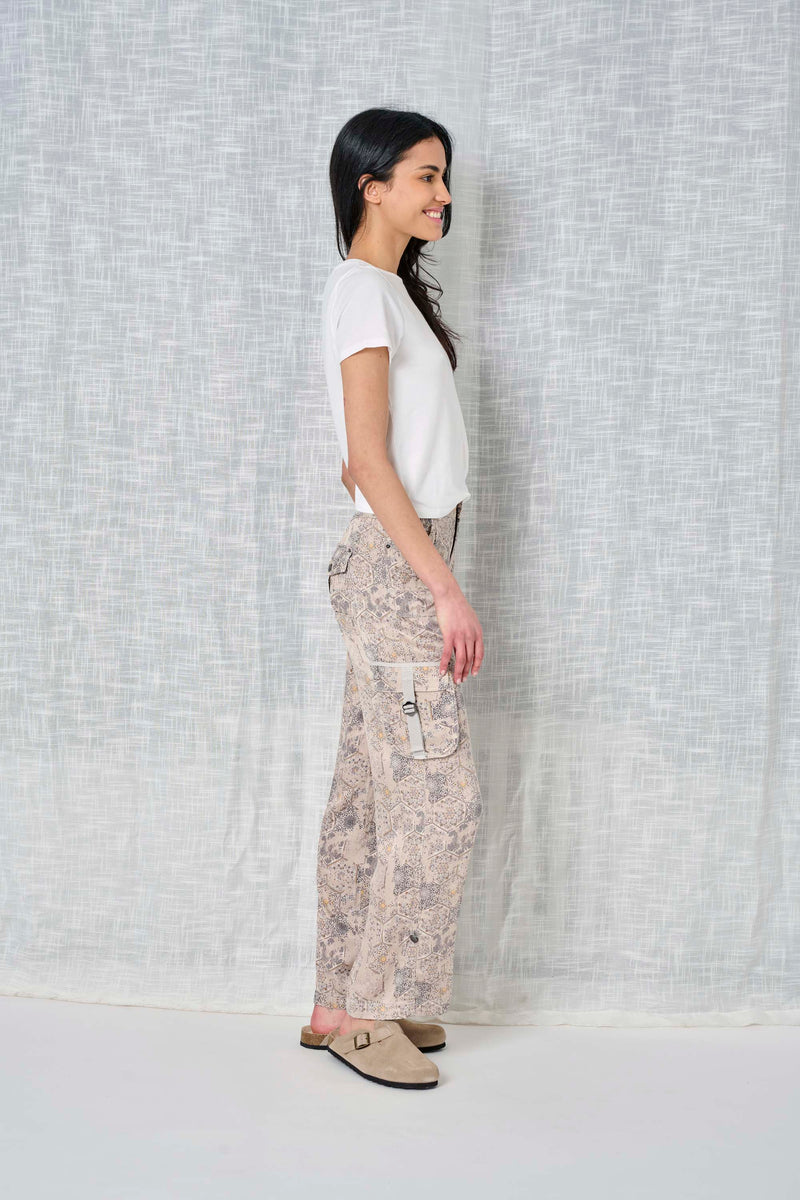 Printed Cupro Pant