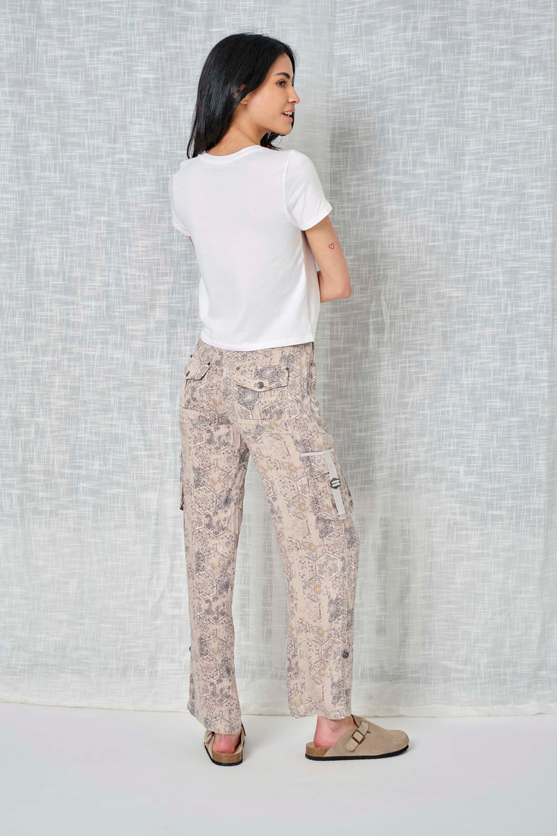 Printed Cupro Pant