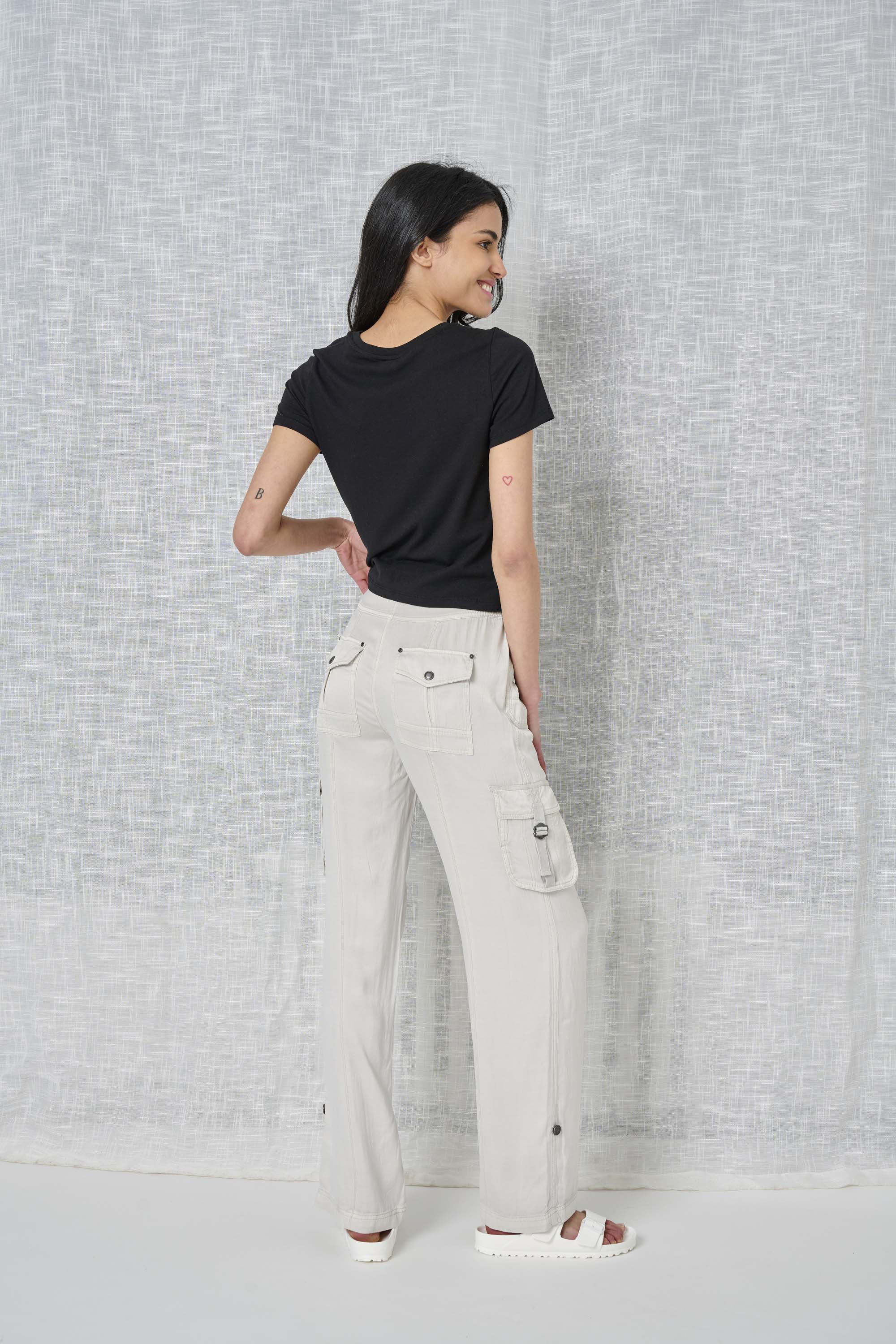 Solid Cupro Pant