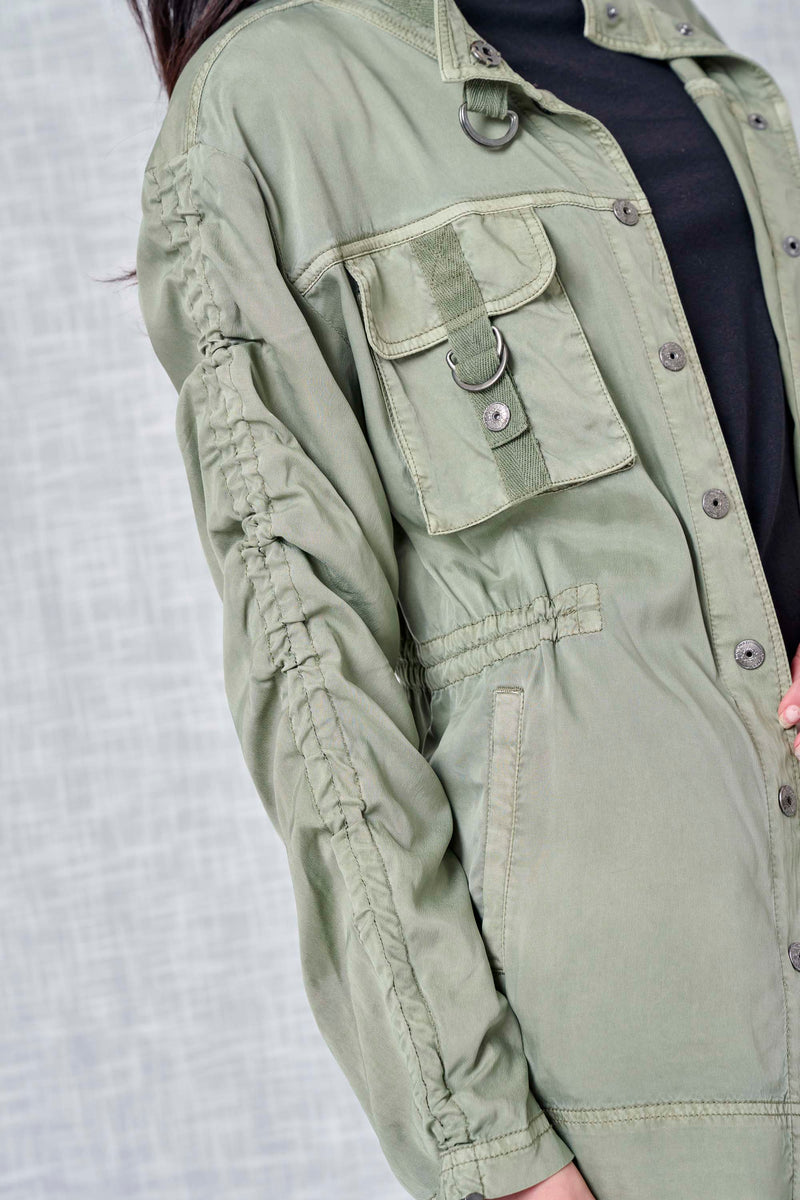 Solid Cupro Jacket
