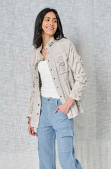 Solid Cupro Jacket