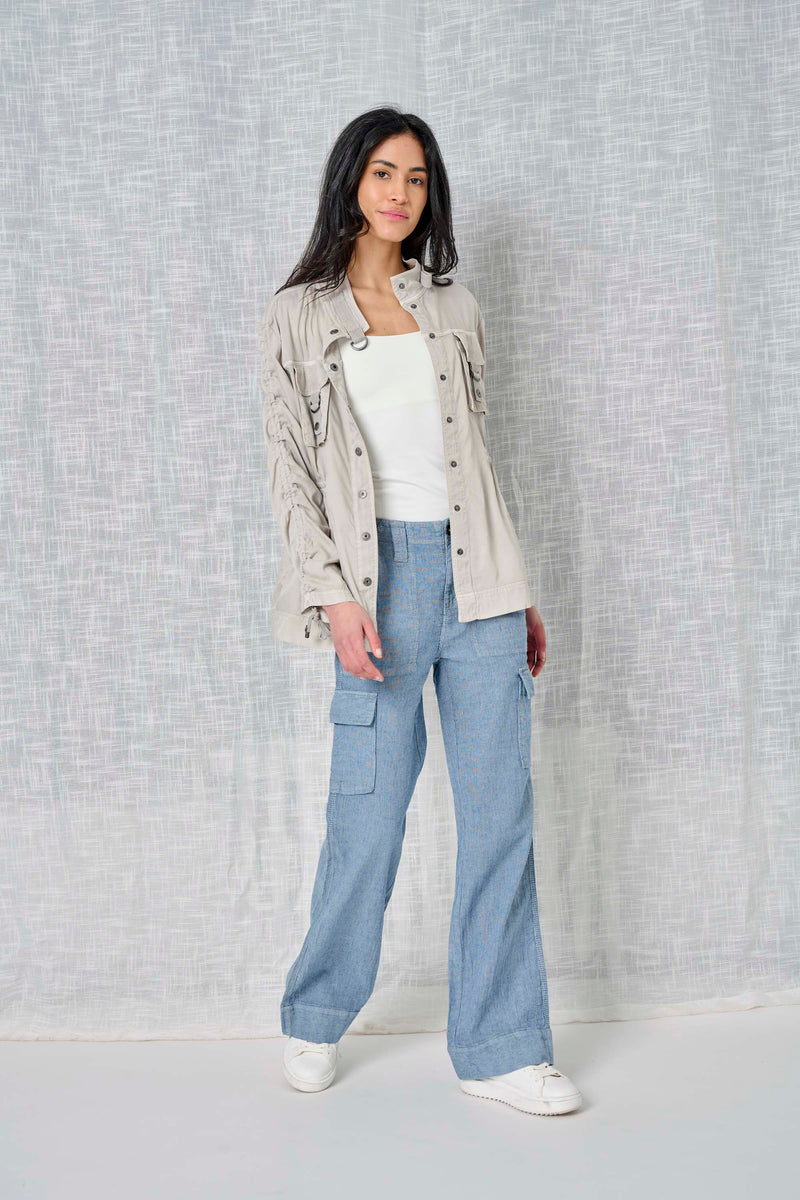 Solid Cupro Jacket