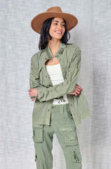 Solid Cupro Jacket