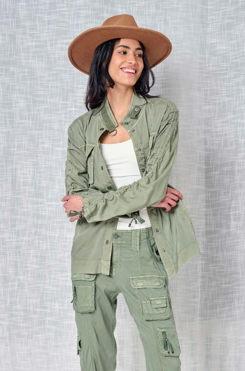 Solid Cupro Jacket