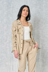 Solid Cupro Jacket