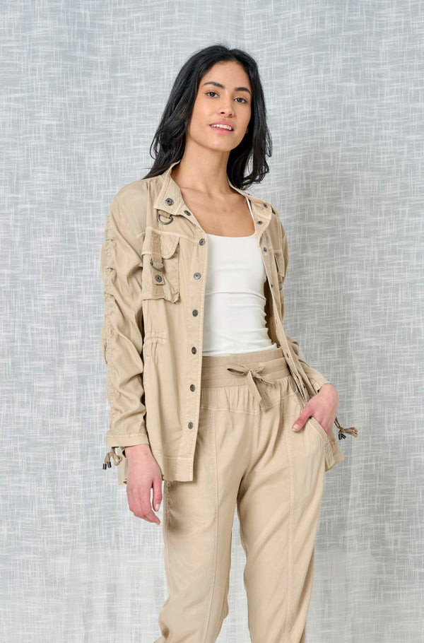 Solid Cupro Jacket
