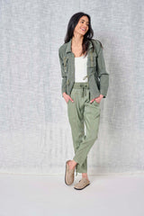  Stripe Linen Jacket