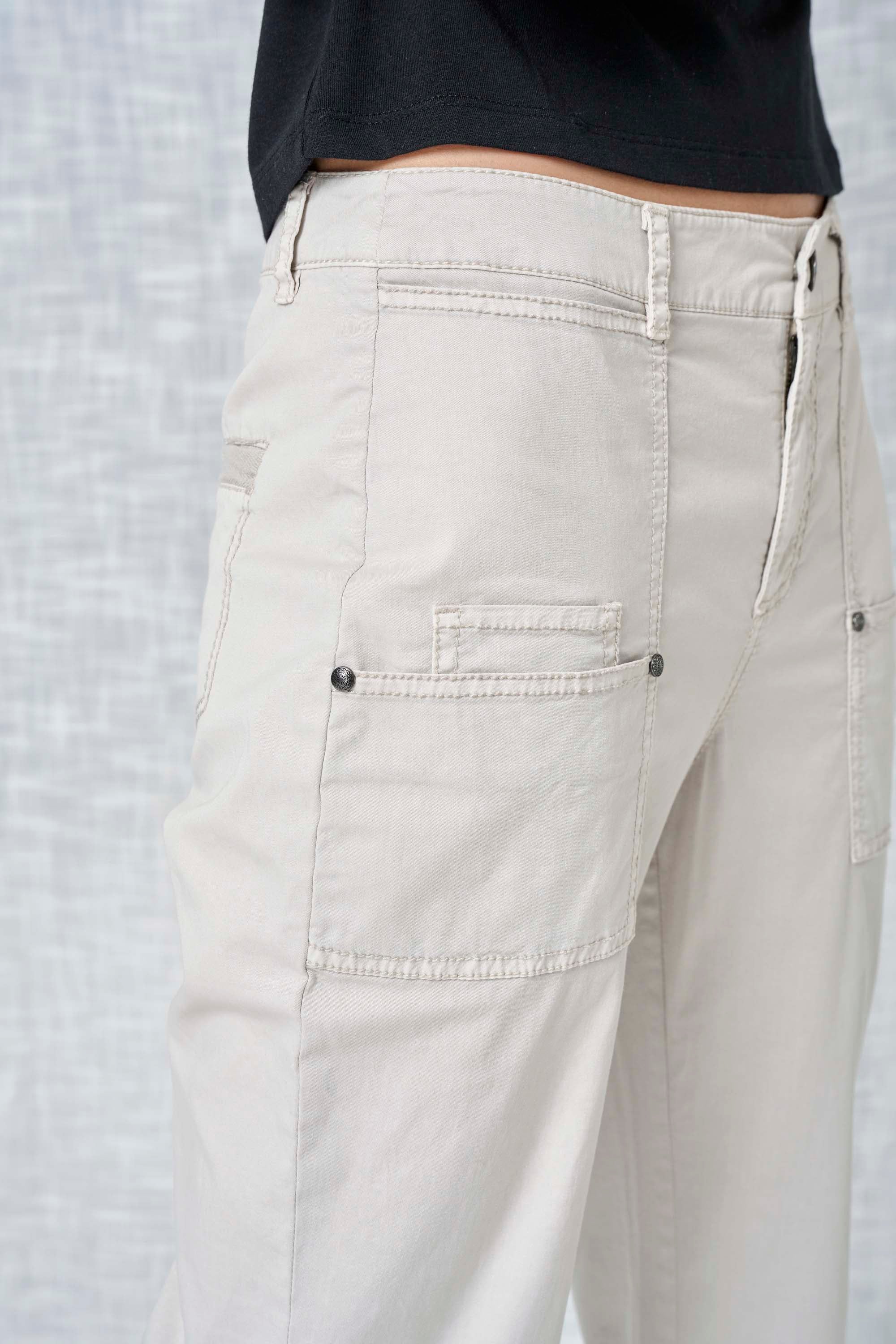 solid twill pant women