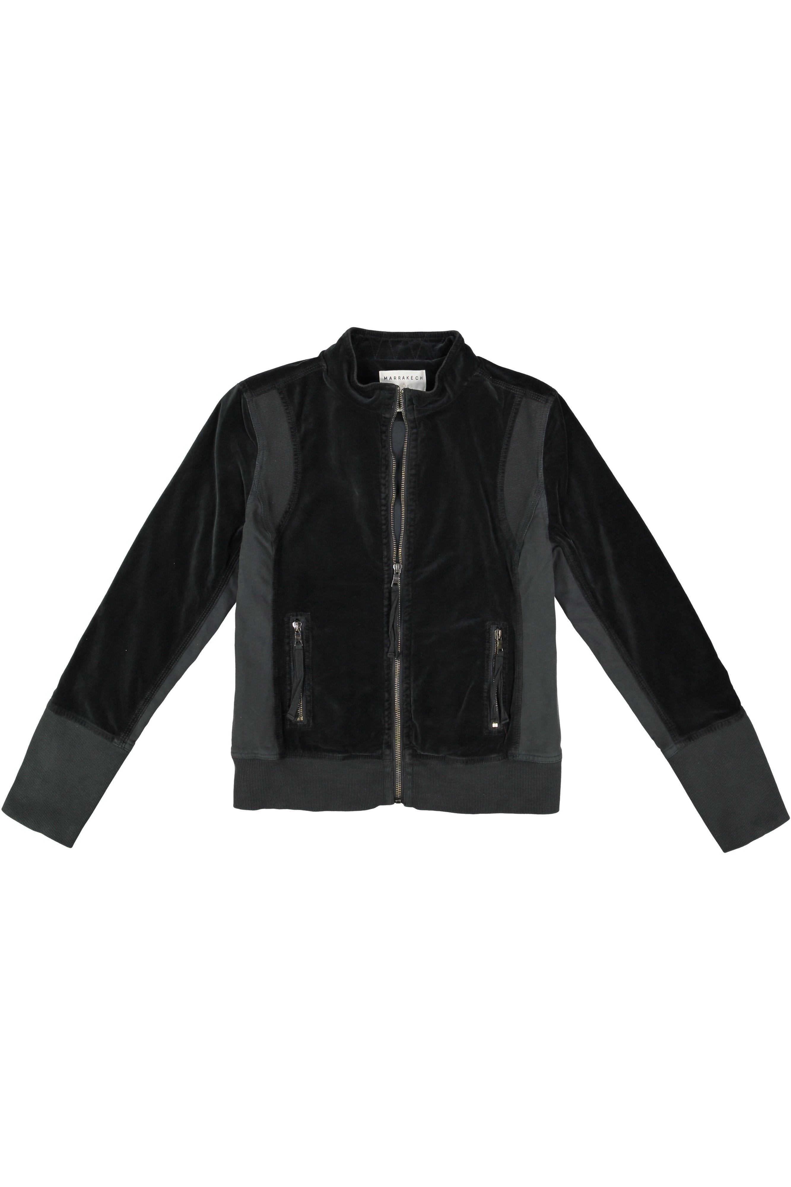 Donna Velveteen Track Jacket - Marrakech Clothing
