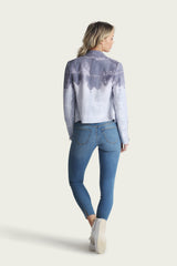 Zahara Scuba Suede Moto Jacket - Marrakech Clothing