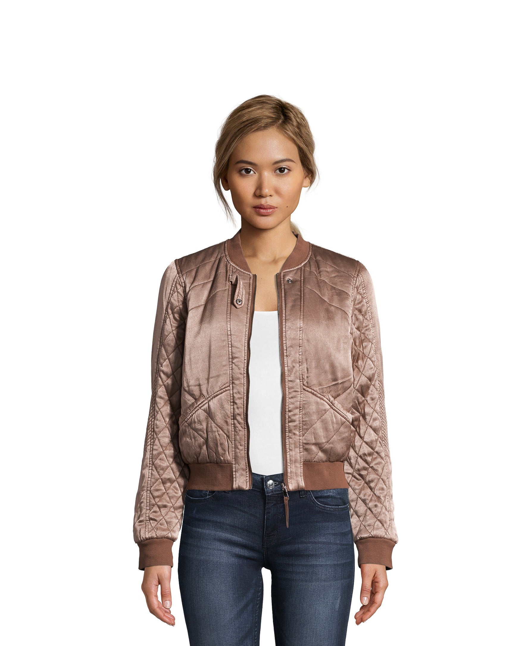 Maiya Quilted Sateen Jacket - Marrakech Clothing
