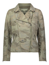 Linen Moto Jacket Women 