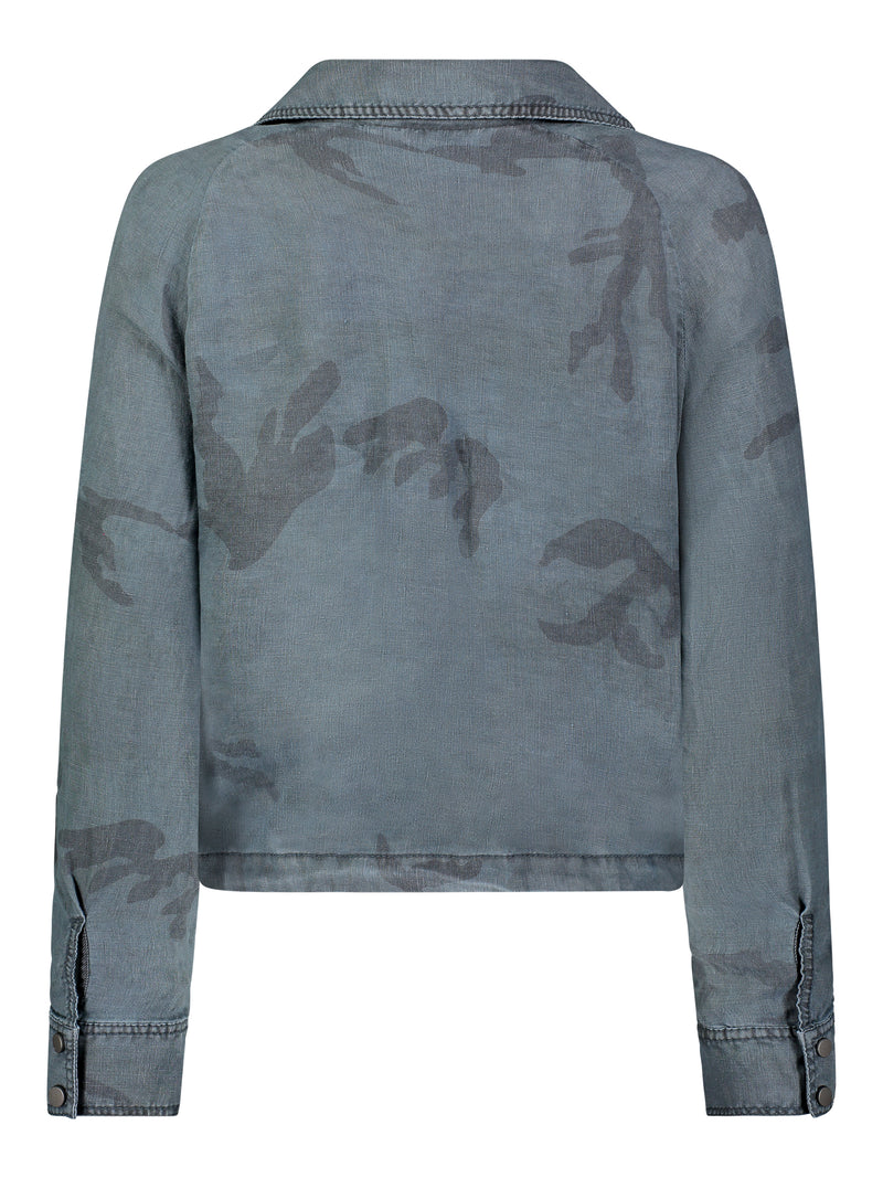  Linen Moto Jacket