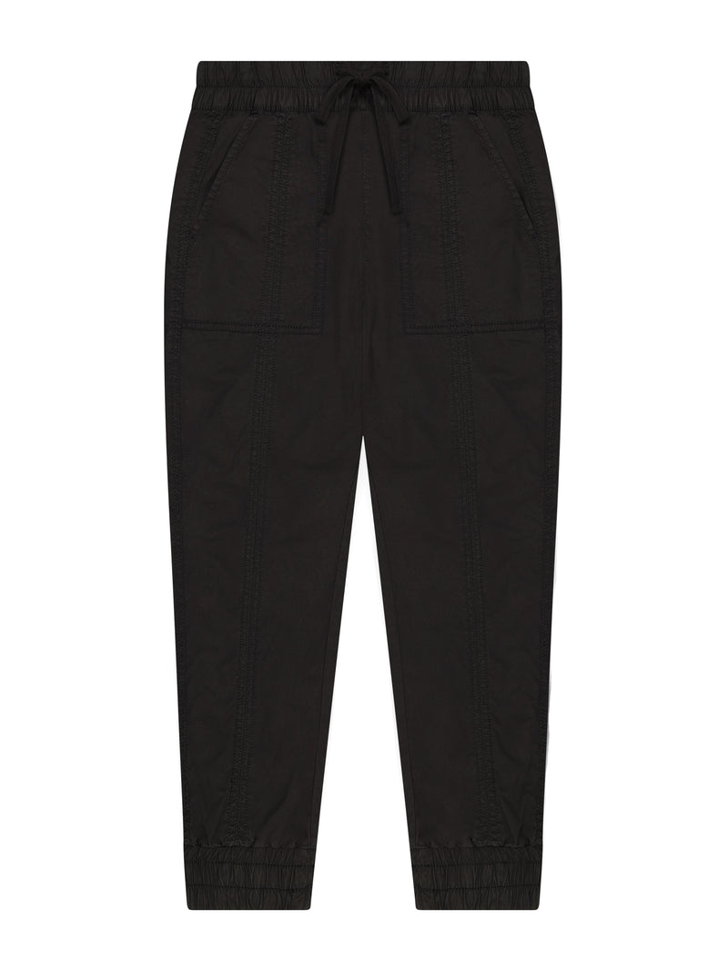 Solid Stretch Poplin Jogger