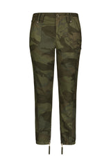 Stretch Poplin Zipper Jogger Pant