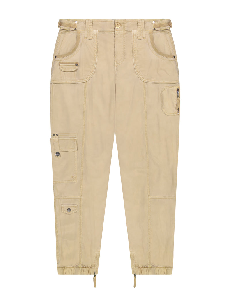 Solid Cupro Cargo Jogger
