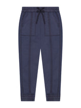 Solid Stretch Poplin Jogger