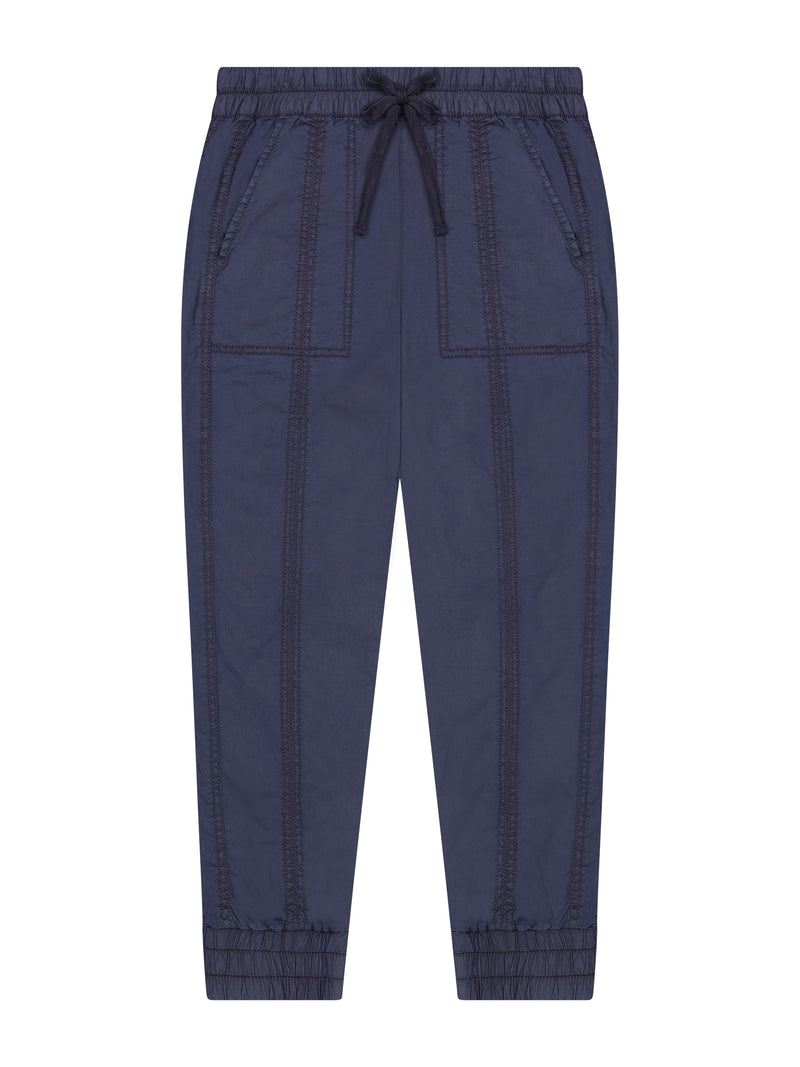 Solid Stretch Poplin Jogger
