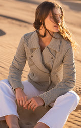 Quilted Moto Jacket Women