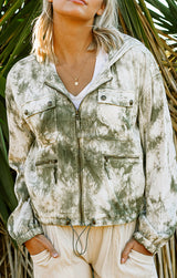 Hera Cupro Hoodie Jacket