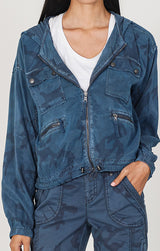 Hera Cupro Hoodie Jacket