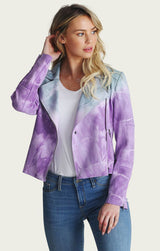 Zahara Scuba Suede Moto Jacket