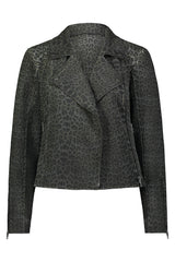 Zahara Scuba Suede Moto Jacket