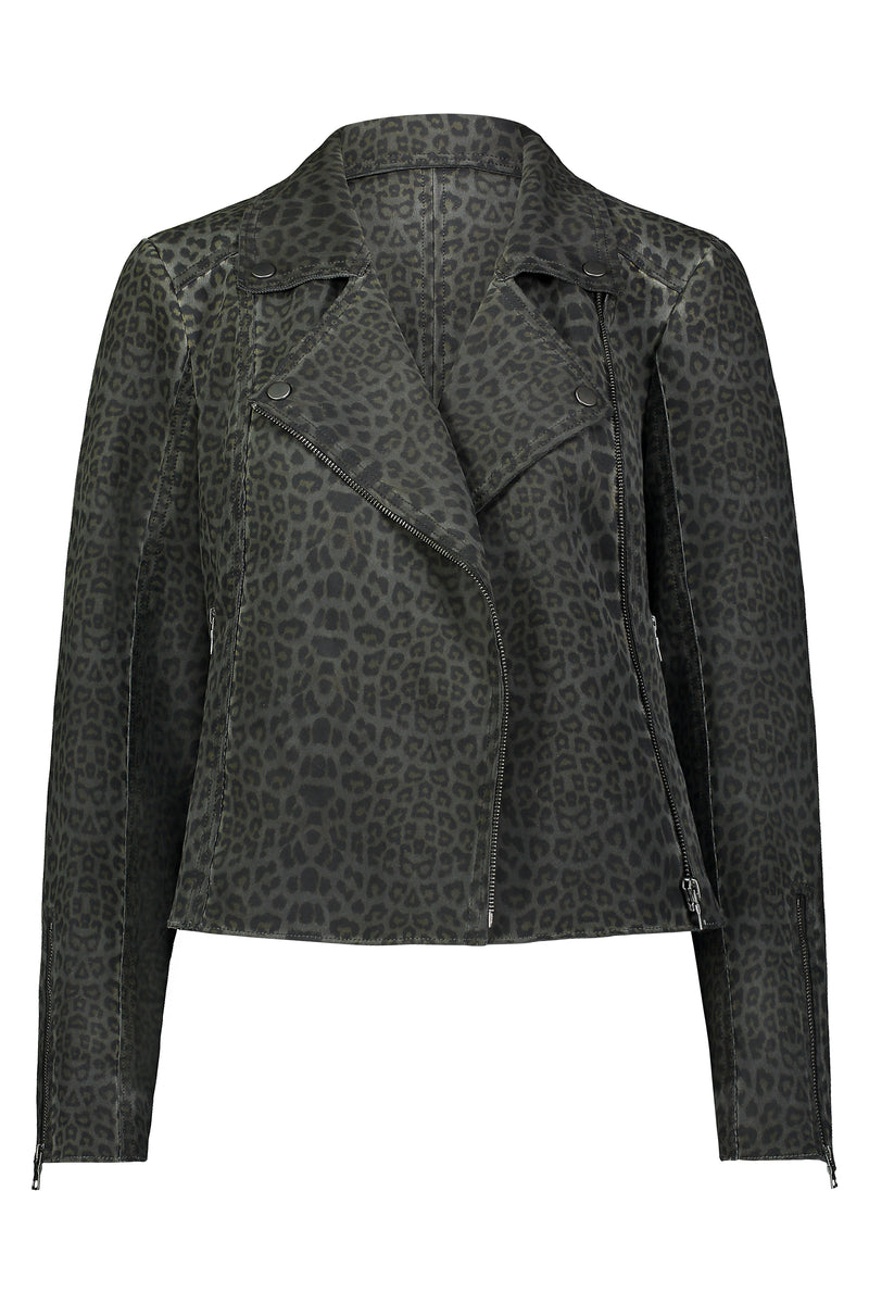Zahara Scuba Suede Moto Jacket