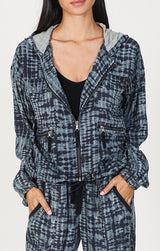Hera Cupro Hoodie Jacket