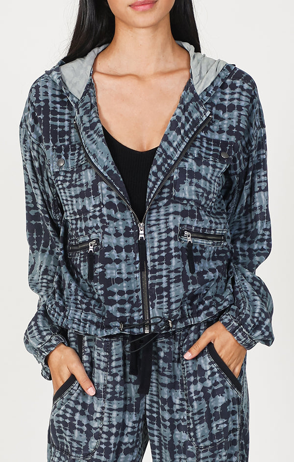 Hera Cupro Hoodie Jacket
